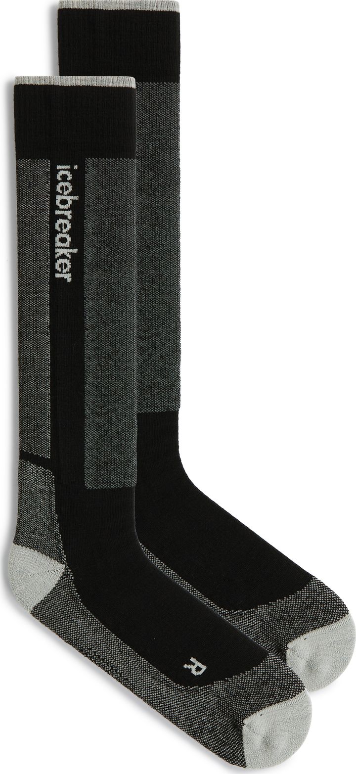Icebreaker Men's Merino Ski+ Light Black/Ether/Graphite Icebreaker
