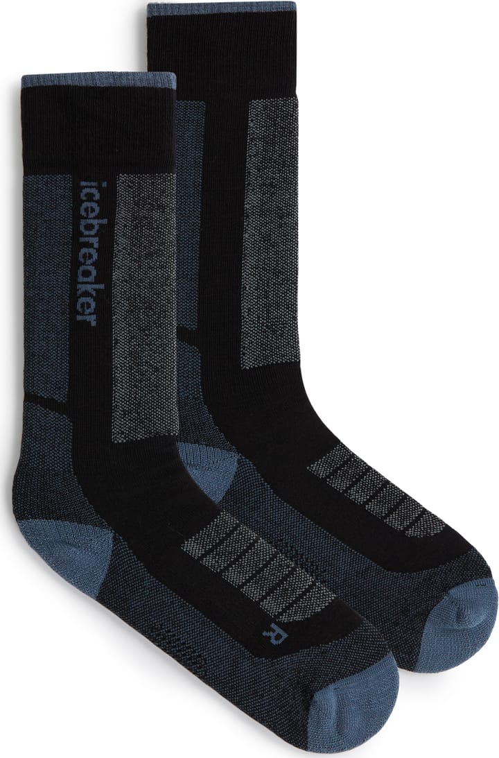 Icebreaker Women's Merino Ski+ Medium Black/Dawn/Graphite Icebreaker