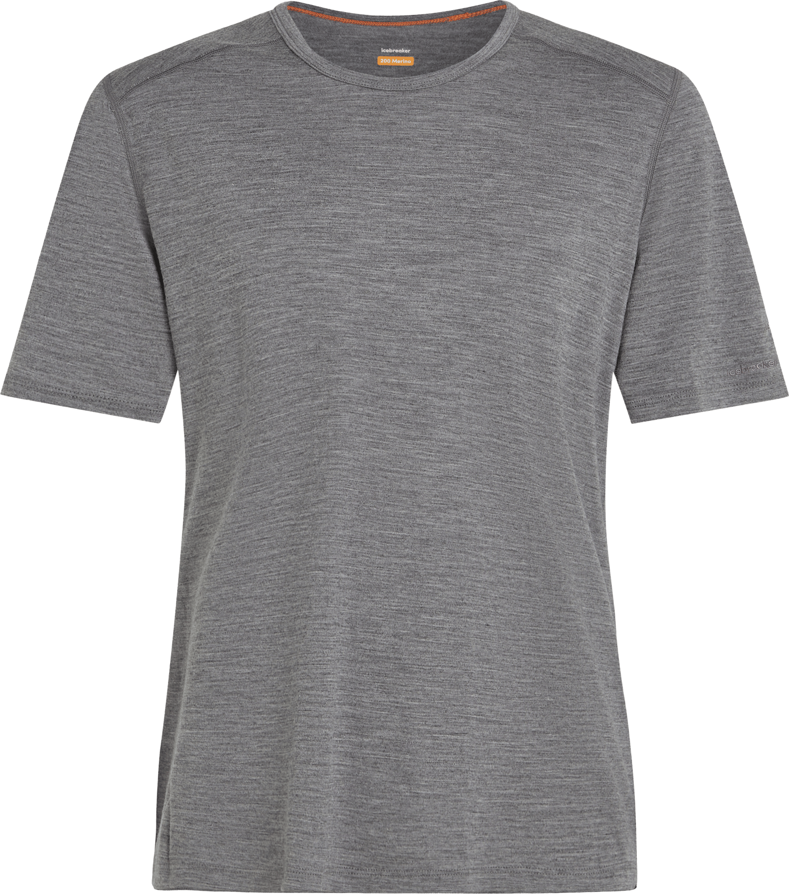 Icebreaker Men's 200 Oasis Short Sleeve Crewe Gritstone Heather