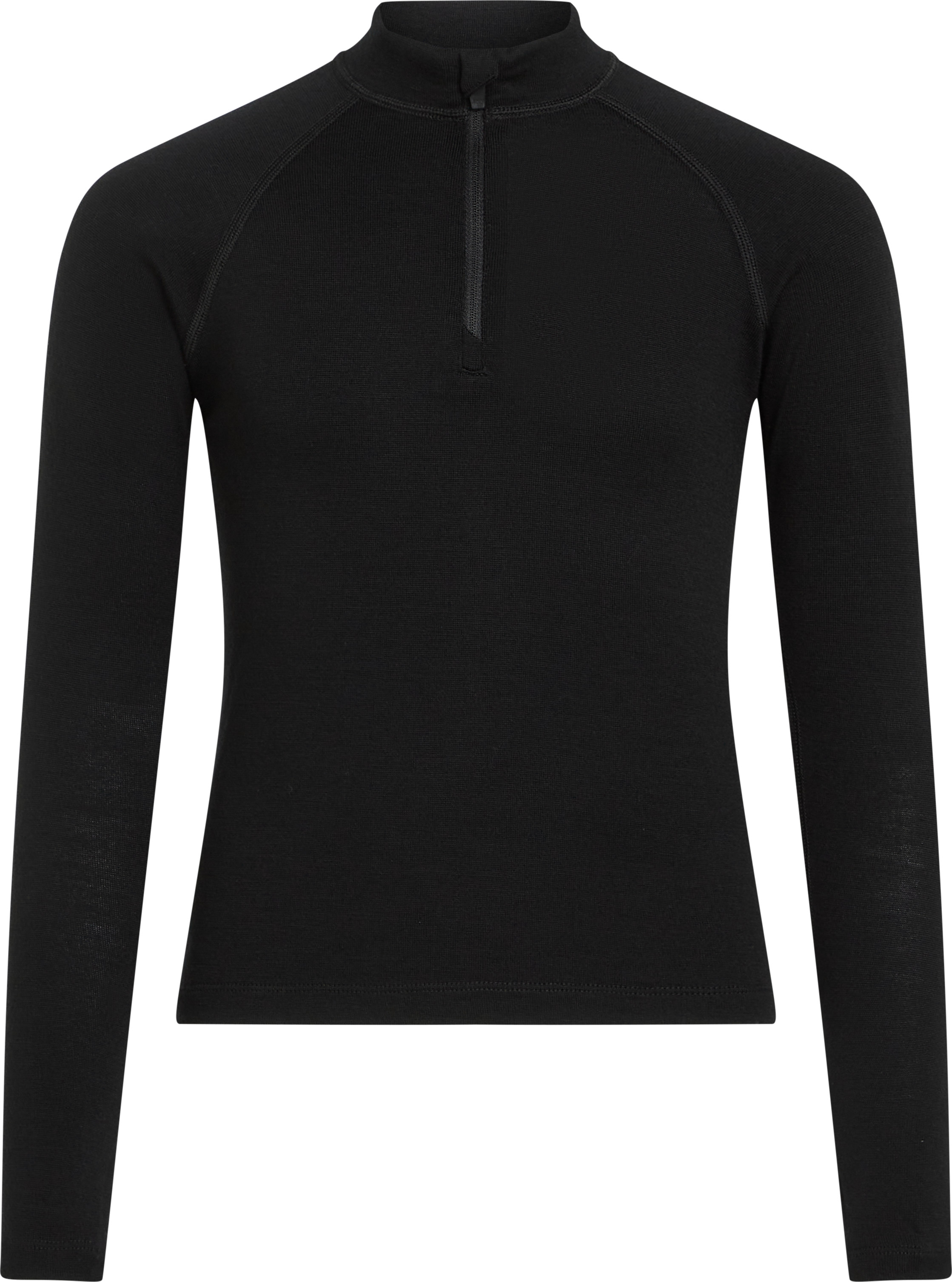 Icebreaker Kids' 260 Tech Long Sleeve Half Zip Black