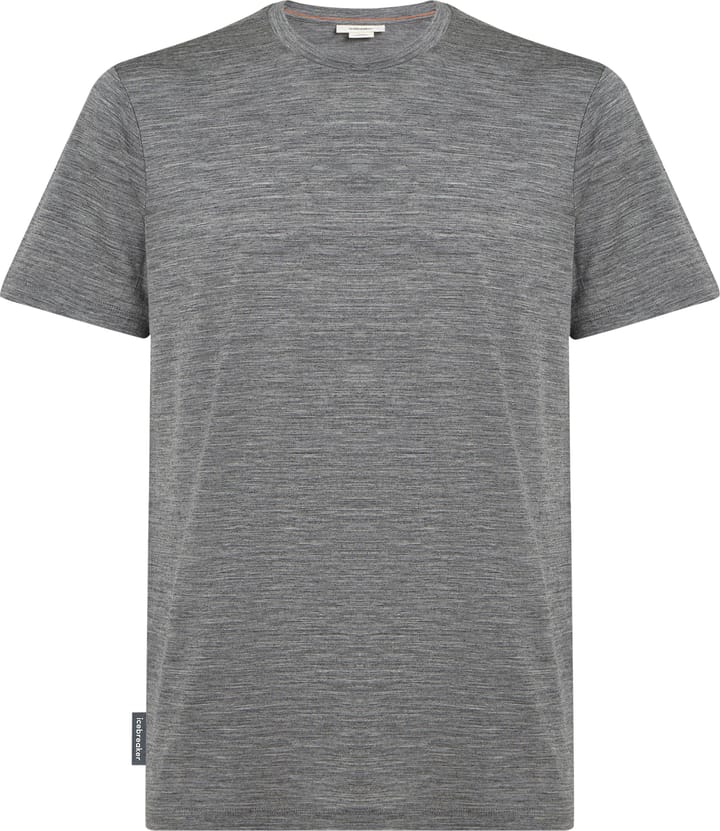 Icebreaker Men Merino 150 Tech Lite Iii Ss Tee Gritstone Heather Icebreaker