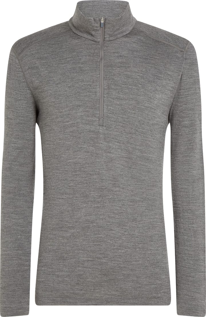 Icebreaker Men's 260 Tech Longsleeve Half Zip Gritstone Heather Icebreaker