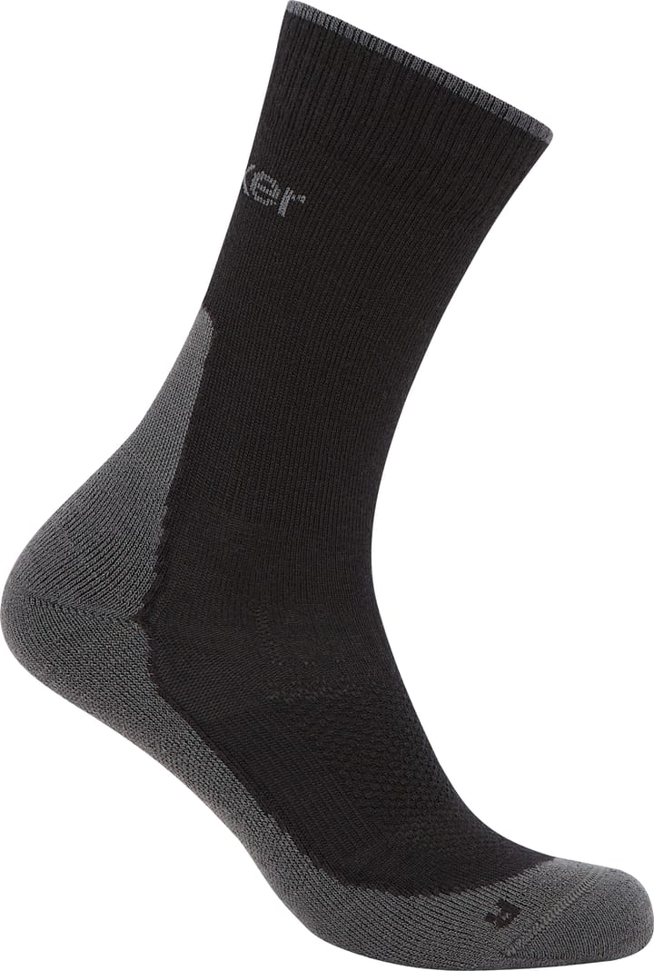 Icebreaker Men Merino Hike+ Light Crew Black/obsidian Icebreaker