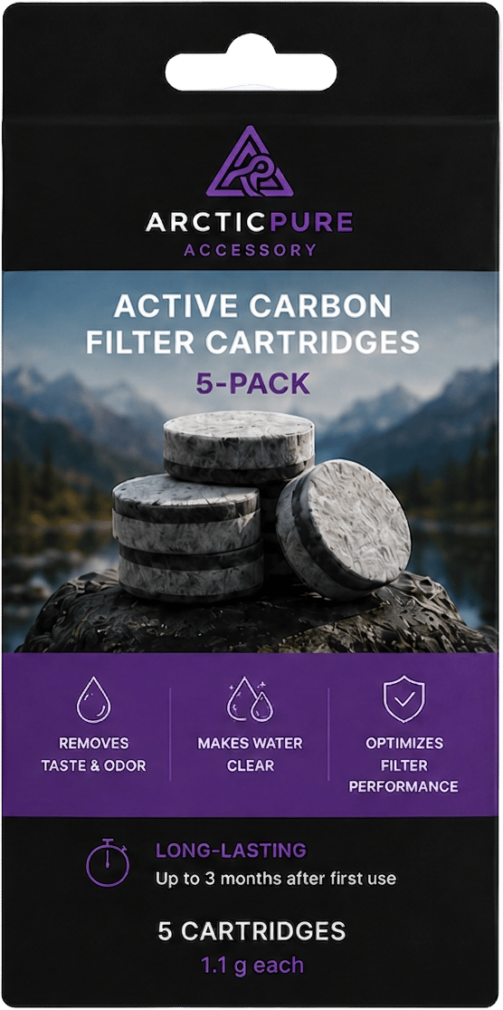 ArcticPure 5-Pack Active Carbon Cartridges Gray ArcticPure
