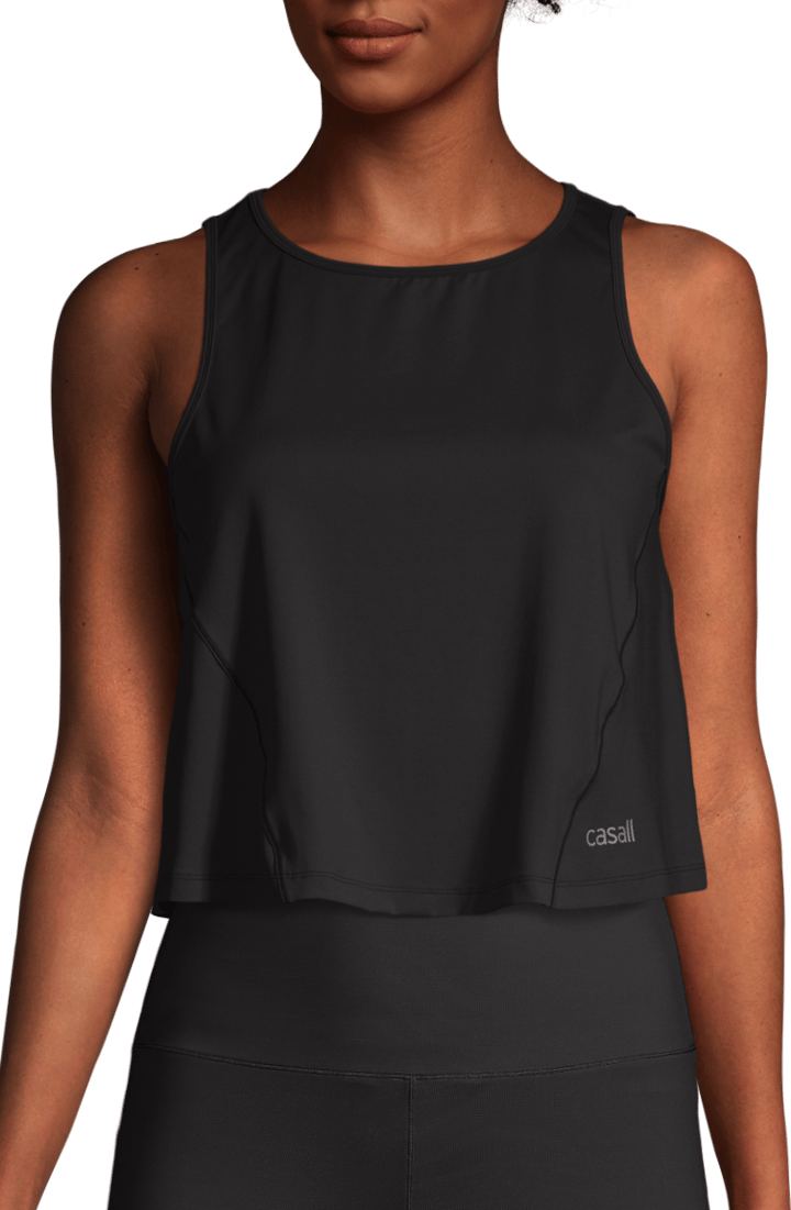 Women's A-Line Short Tank Black Casall