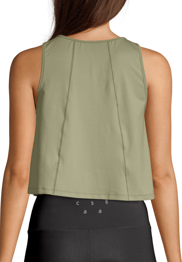 Women's A-Line Short Tank Jade Green Casall