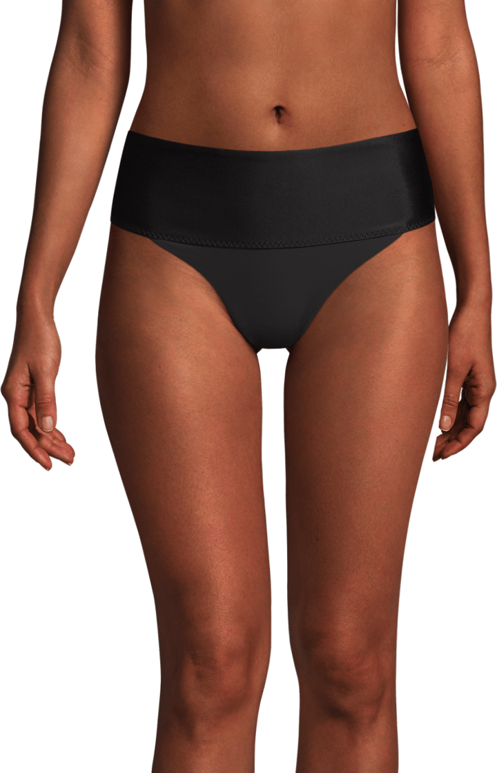 Women's Mid Waist Bikini Brief Black Casall