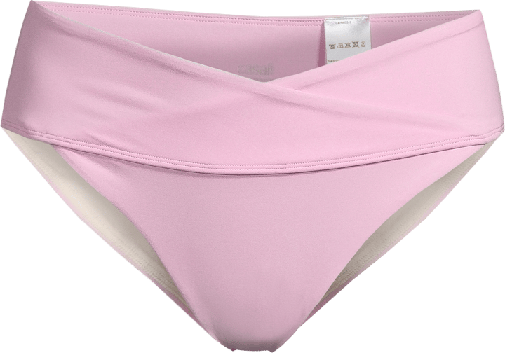 Women's High Waist Wrap Bikini Brief Clear Pink Casall