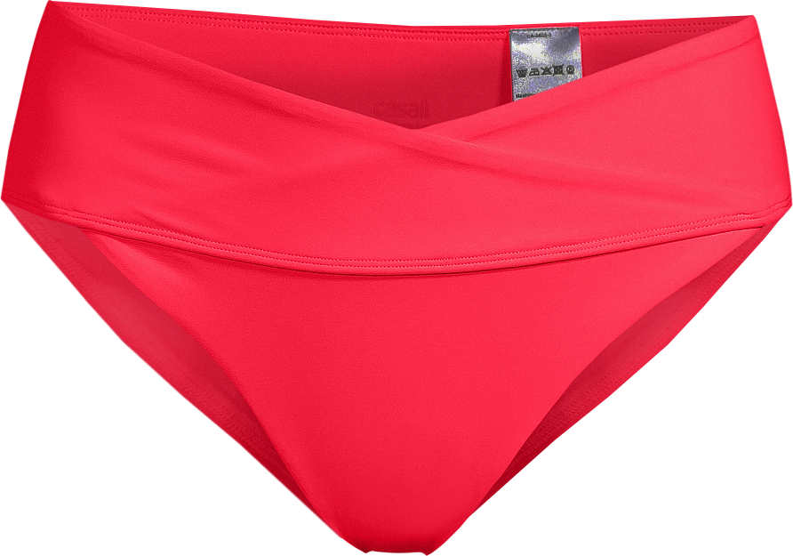 Women’s High Waist Wrap Bikini Brief Summer Red