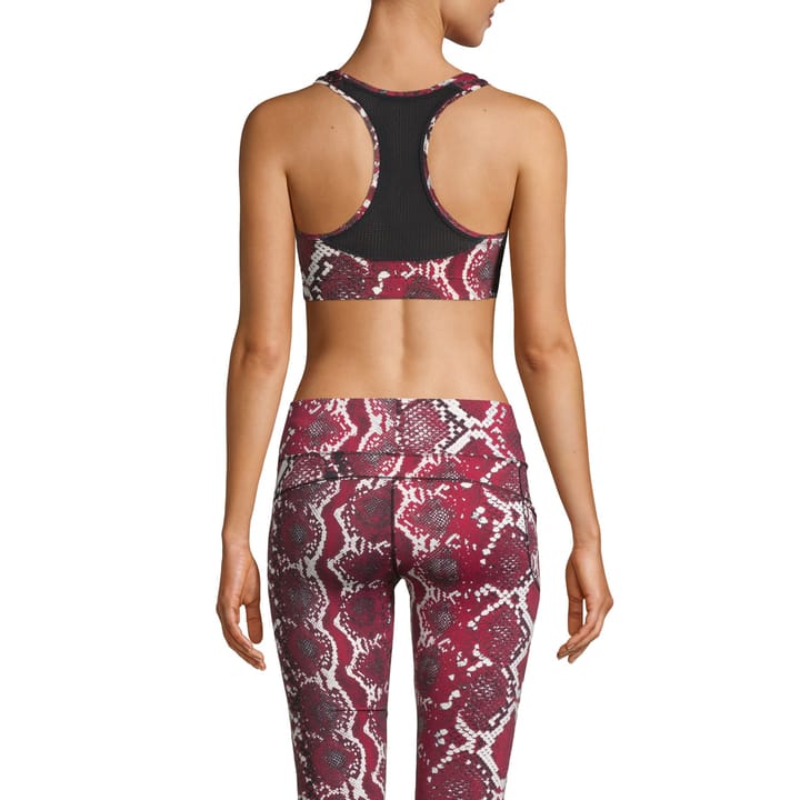 Women's Iconic Sports Bra Red Snake