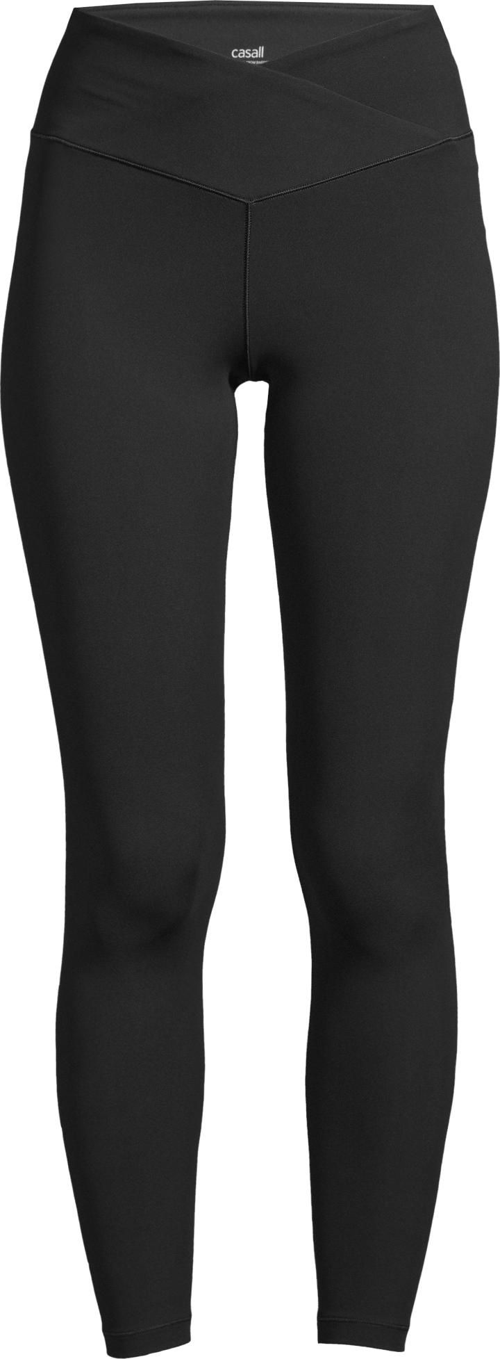 Women's Overlap High Waist Tights Black Casall