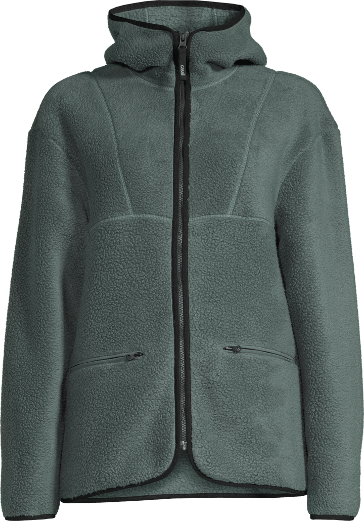 Women's Pile Jacket Dusky Teal Casall