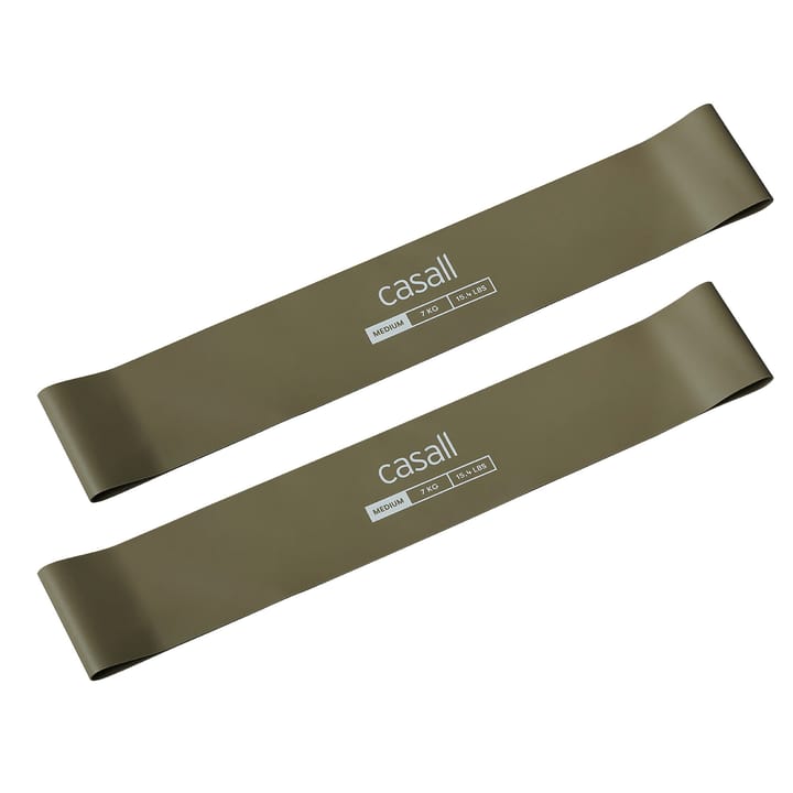 Casall Rubber Band Medium 2pcs Medium Green Casall Casall Rubber Band Medium 2pcs Medium Green Casall
