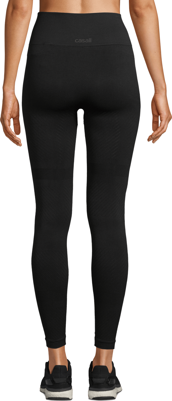 Women's Essential Block Seamless High Waist Tights Black Casall