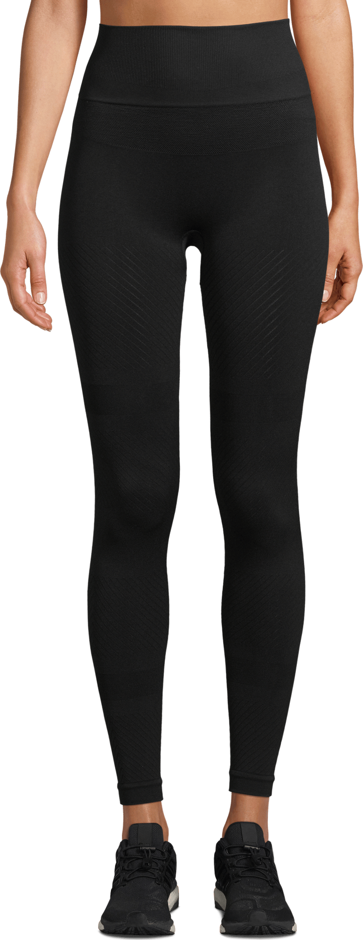 Casall Women's Essential Block Seamless High Waist Tights Black Casall Casall Women's Essential Block Seamless High Waist Tights Black Casall