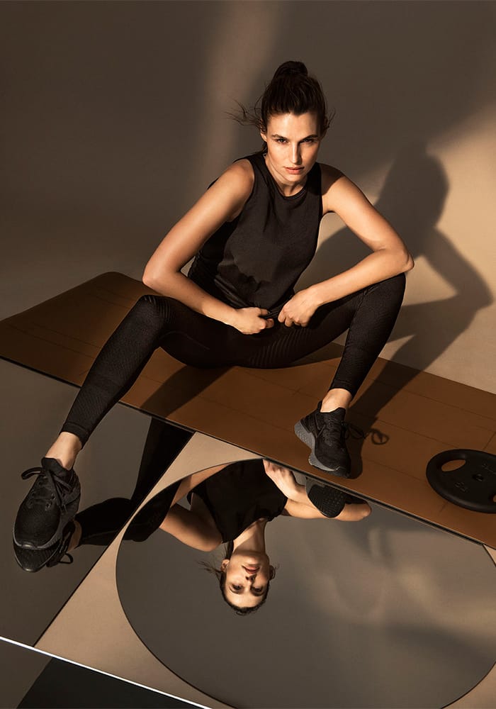 Casall Women's Essential Block Seamless High Waist Tights Black Casall Casall Women's Essential Block Seamless High Waist Tights Black Casall