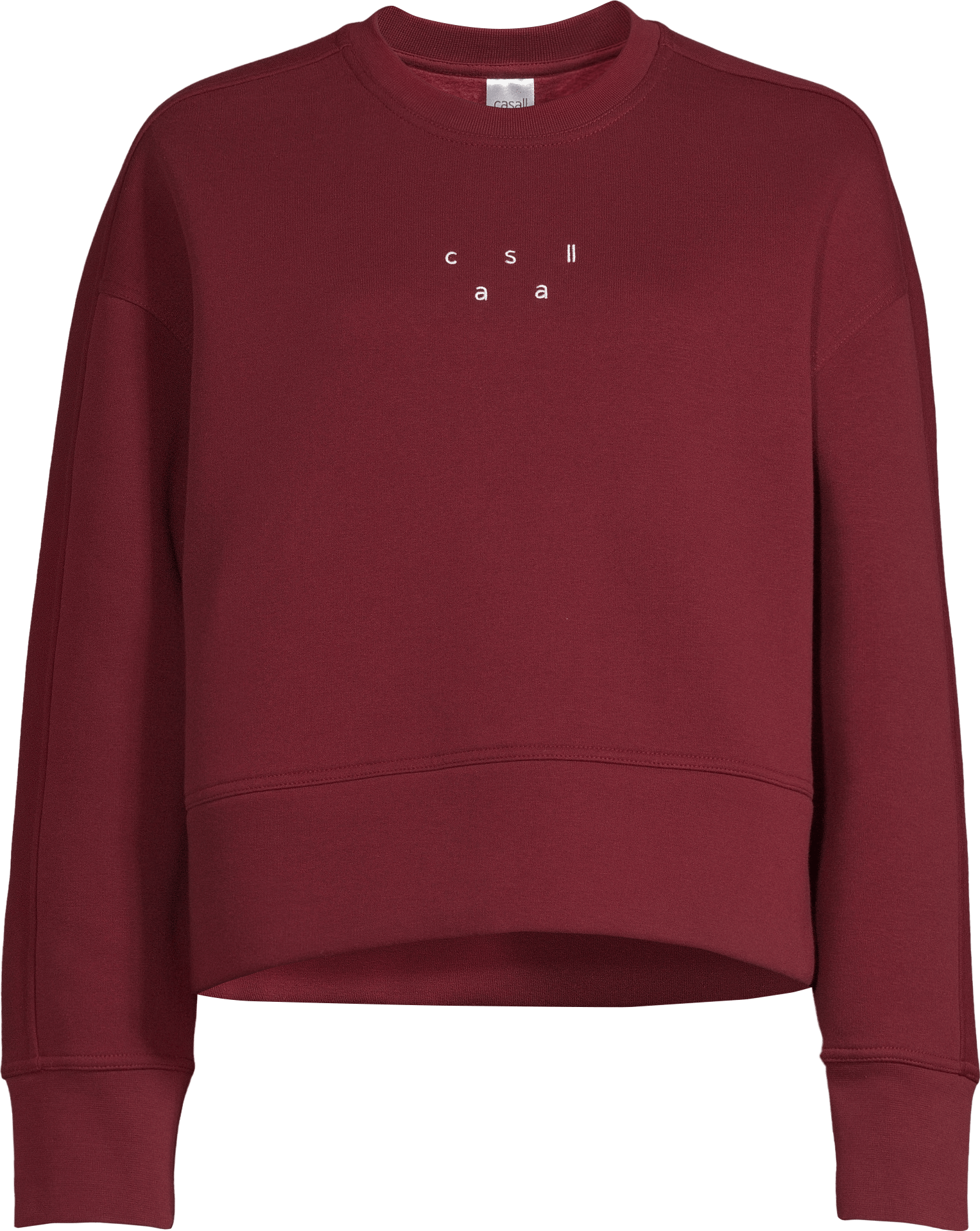 Casall Women's Boxy Crew Neck Sweatshirt Evening Red