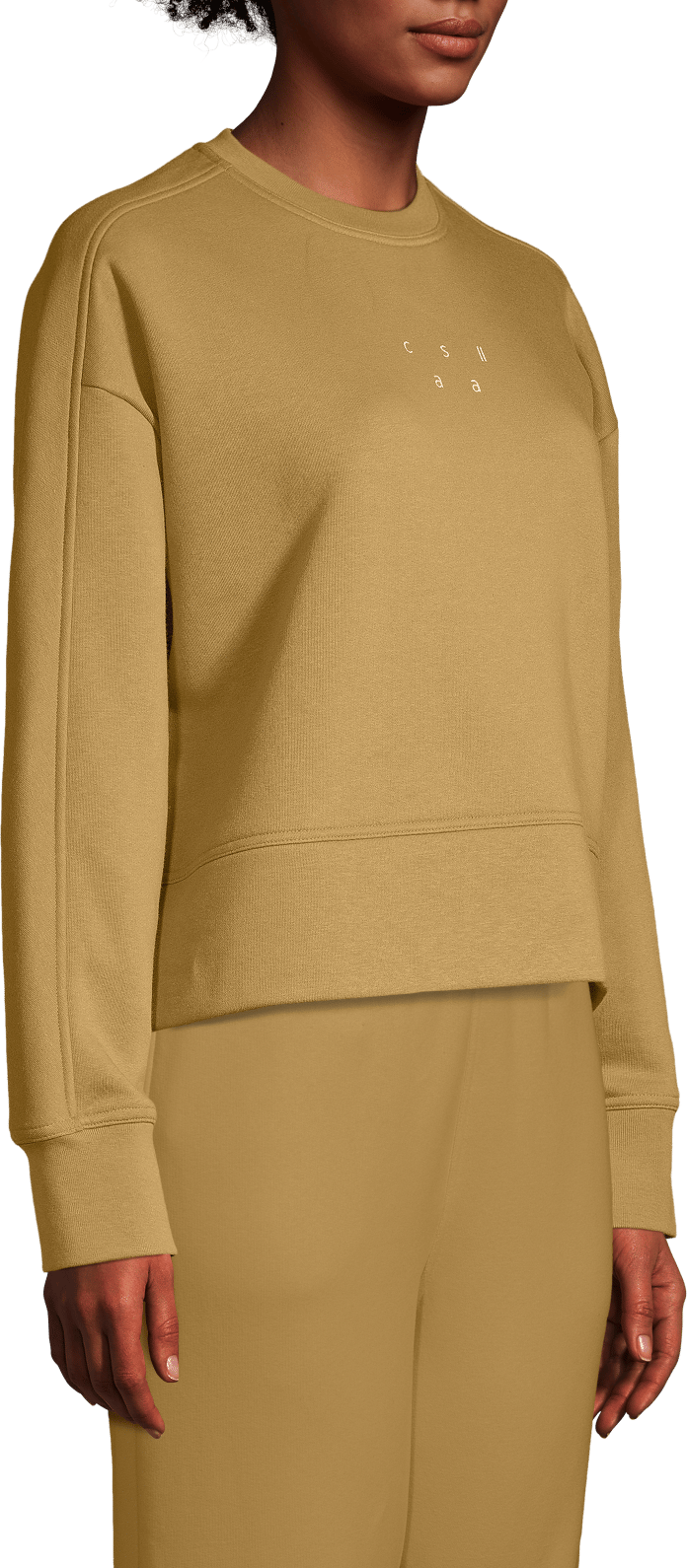 Casall Women's Boxy Crew Neck Sweatshirt Fuse Green Casall