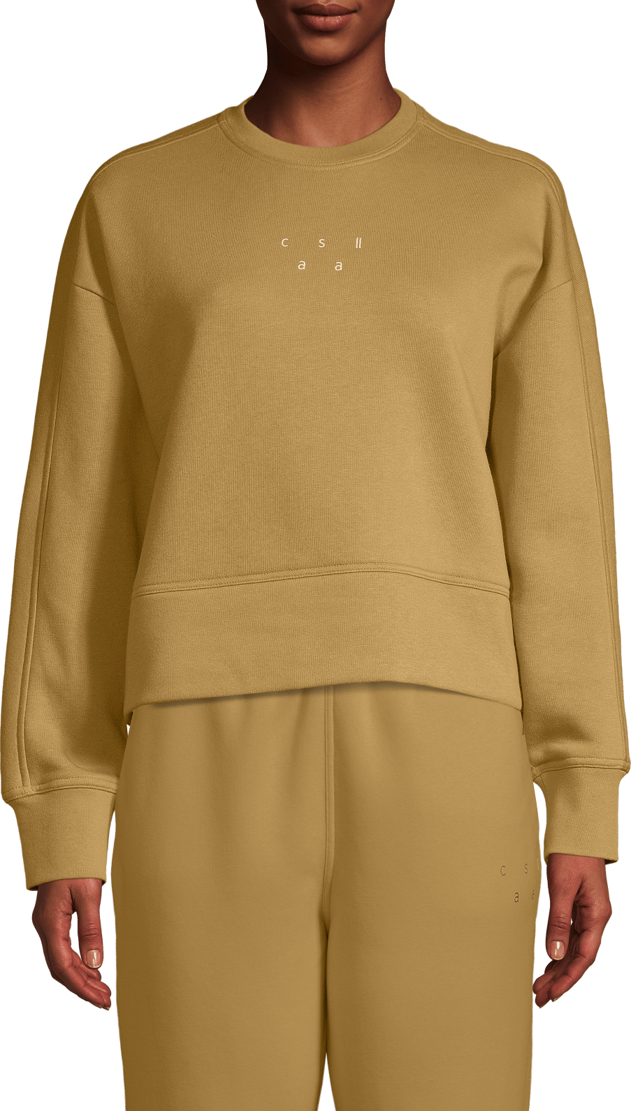 Casall Women's Boxy Crew Neck Sweatshirt Fuse Green