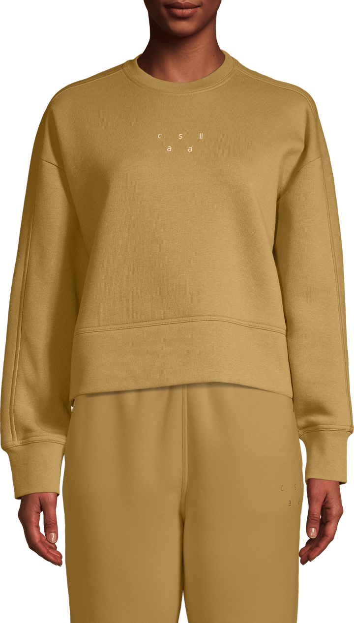 Casall Women's Boxy Crew Neck Sweatshirt Fuse Green Casall