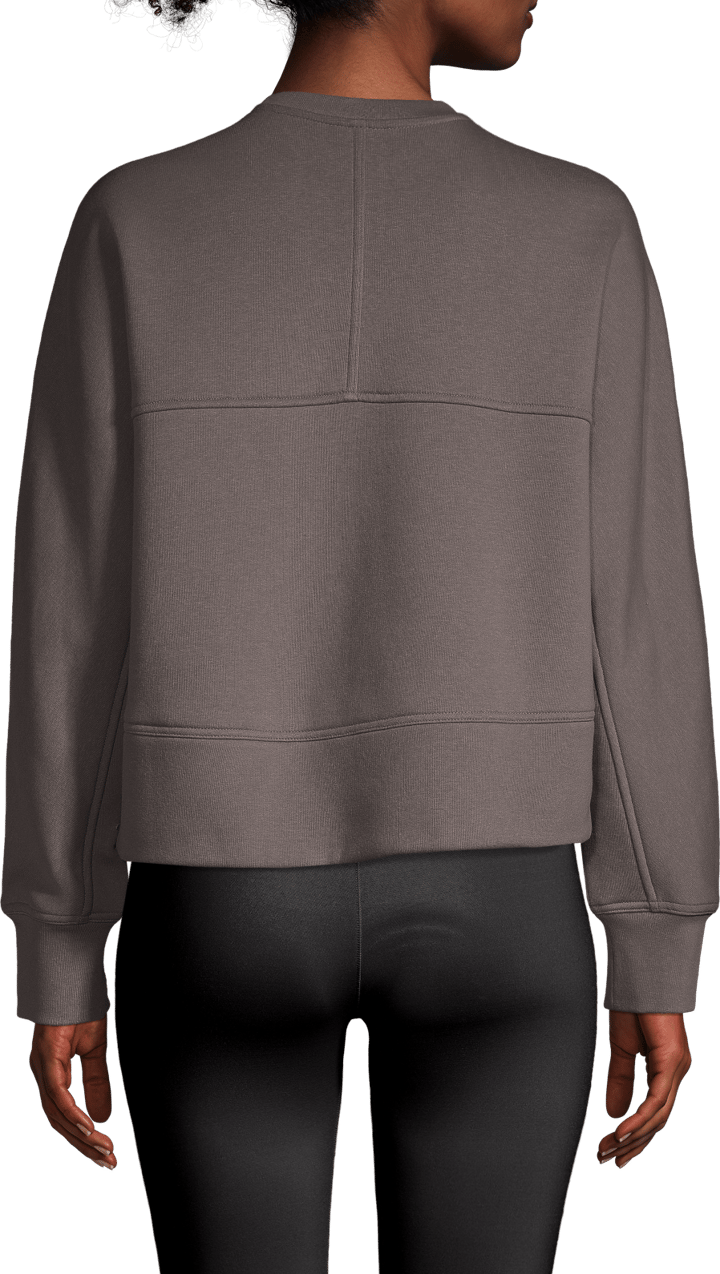 Casall Women's Boxy Crew Neck Sweatshirt Graphite Grey Casall