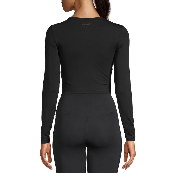 Casall Women's Crop Long Sleeve Black Casall