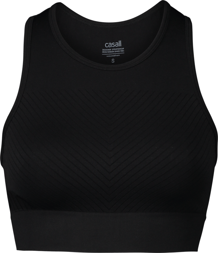 Casall Women's Essential Block Seamless Sport Top Black Casall