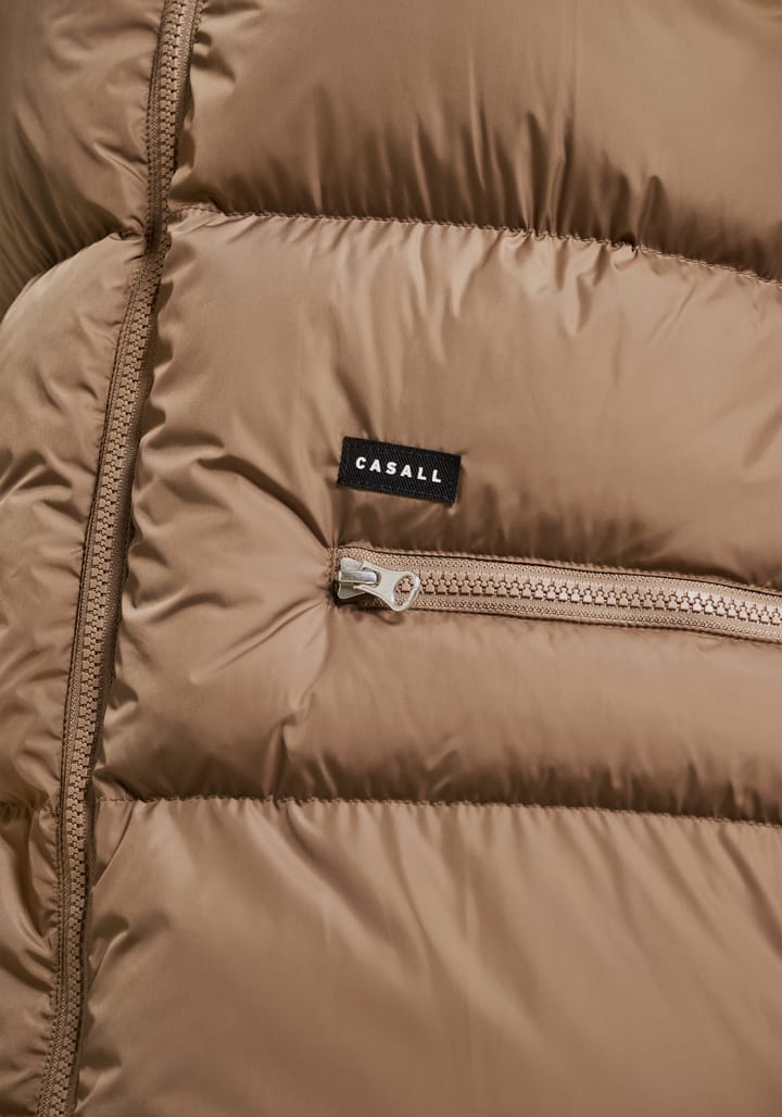 Casall Women's Hero Puffer Jacket Taupe Brown Casall