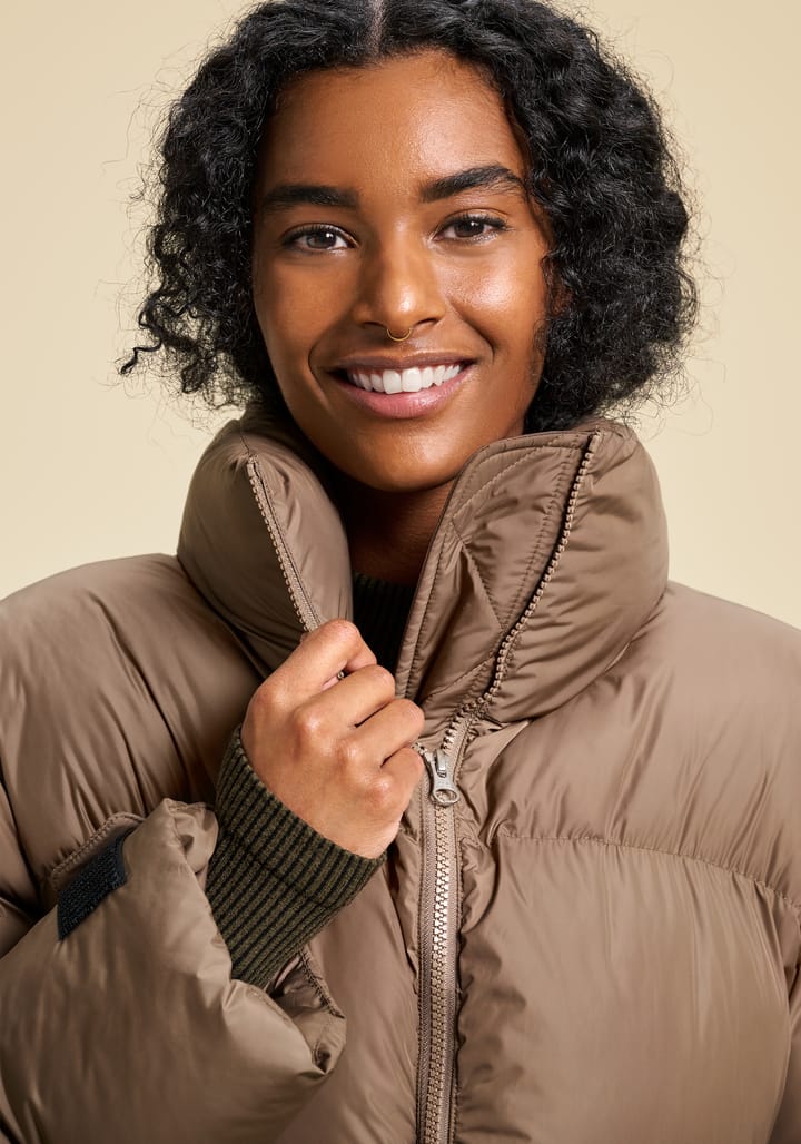 Casall Women's Hero Puffer Jacket Taupe Brown Casall