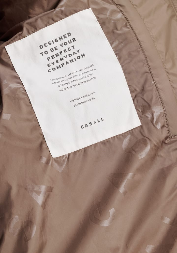 Casall Women's Hero Puffer Jacket Taupe Brown Casall