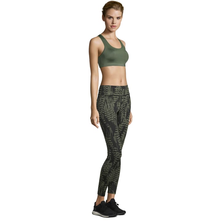 Casall Women's Iconic Printed 7/8 Tights Survive Dark Green Casall