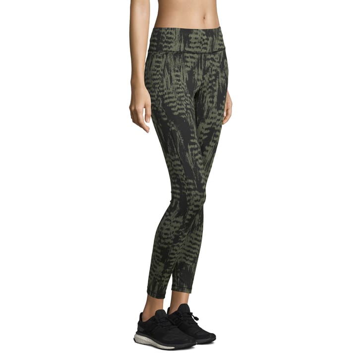 Casall Women's Iconic Printed 7/8 Tights Survive Dark Green Casall