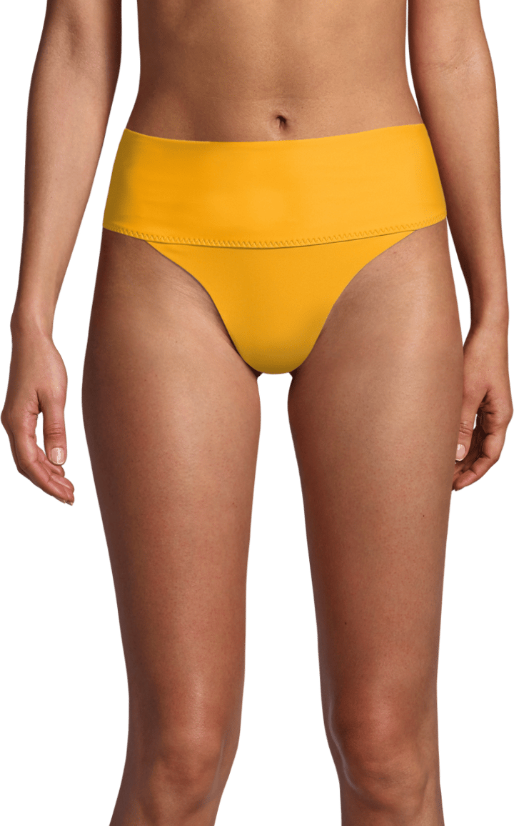 Casall Women's Mid Waist Bikini Brief Bright Sunset Yellow Casall