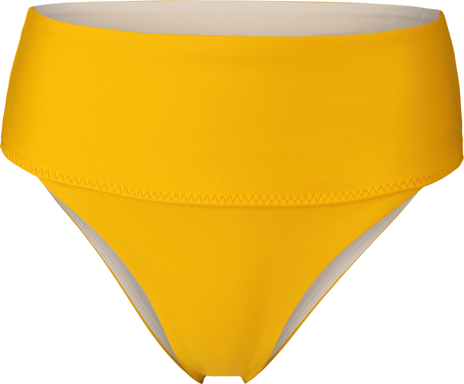 Casall Women's Mid Waist Bikini Brief Bright Sunset Yellow