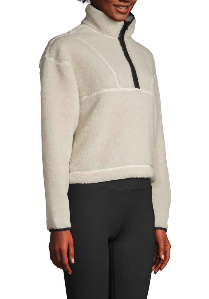 Women's Pile Half Zip Off white Casall