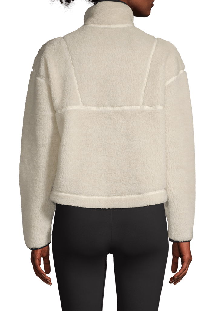 Casall Women's Pile Half Zip Off White Casall