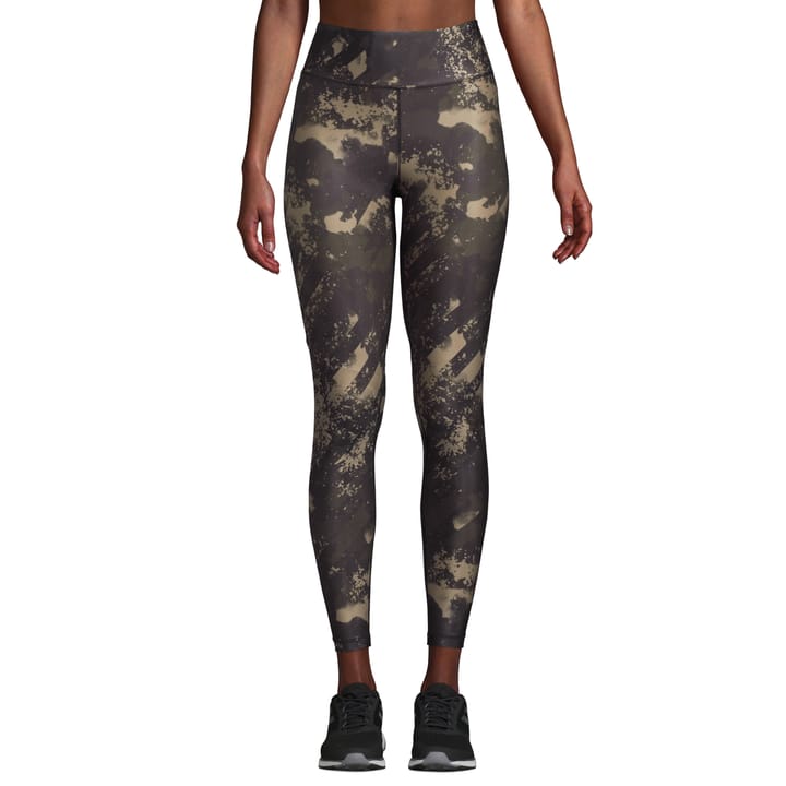 Casall Women's Printed Sport Tights Boost Green Casall