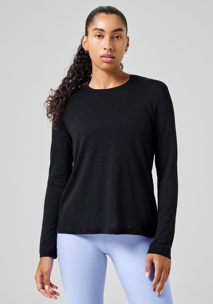 Casall Women's Soft Texture Long Sleeve Black Casall