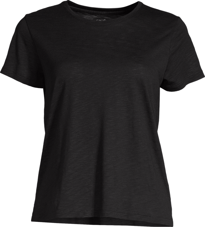 Casall Women's Soft Texture Tee Black Casall