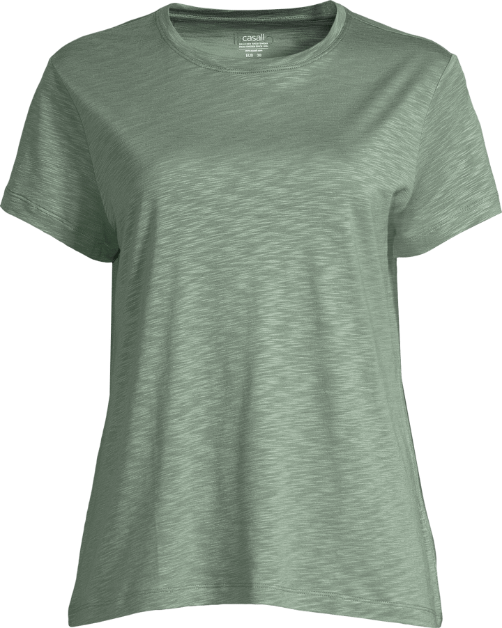 Casall Women's Soft Texture Tee Dusty Green Casall Casall Women's Soft Texture Tee Dusty Green Casall