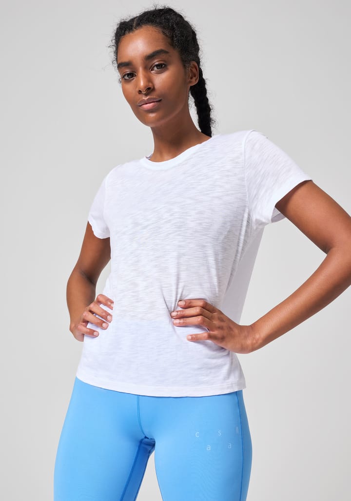 Casall Women's Soft Texture Tee White Casall