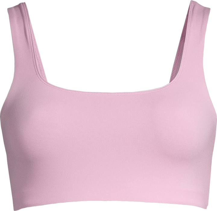Casall Women's Square Neck Bikini Top Clear Pink Casall