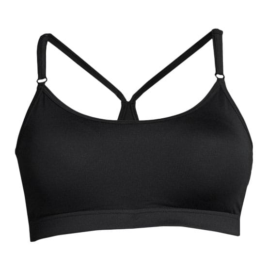 Casall Women's Strappy Sports Bra Black Casall Casall Women's Strappy Sports Bra Black Casall