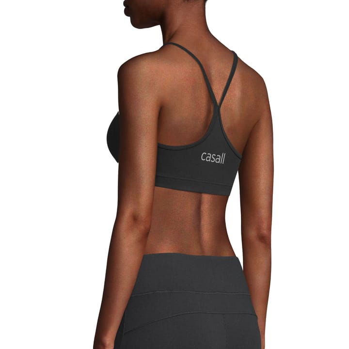 Casall Women's Strappy Sports Bra Black Casall Casall Women's Strappy Sports Bra Black Casall
