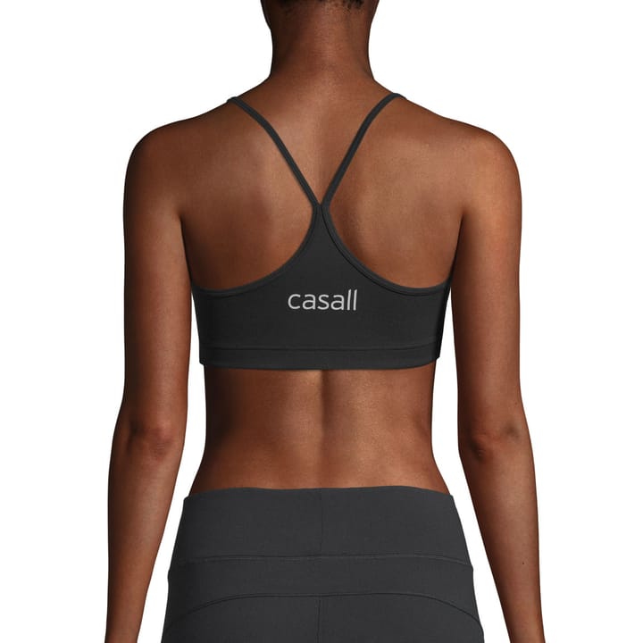 Casall Women's Strappy Sports Bra Black Casall Casall Women's Strappy Sports Bra Black Casall