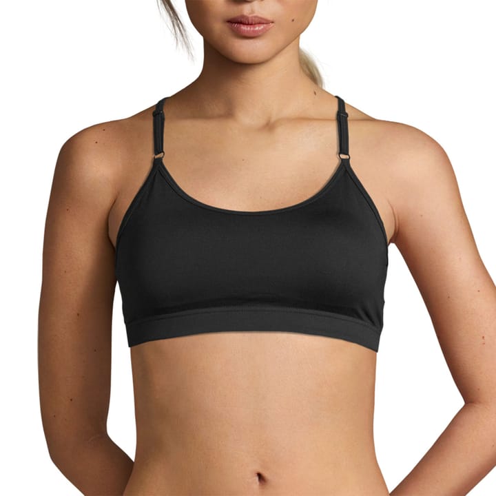 Casall Women's Strappy Sports Bra Black Casall Casall Women's Strappy Sports Bra Black Casall