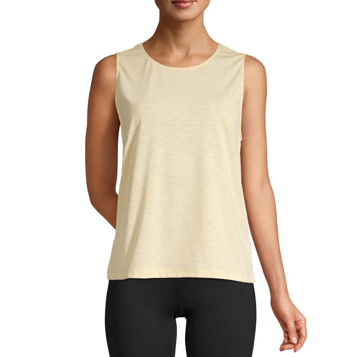 Casall Women's Texture Tank Stockholm Yellow Casall