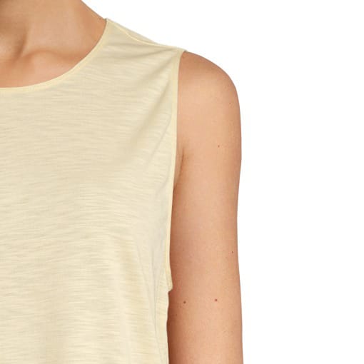Casall Women's Texture Tank Stockholm Yellow Casall
