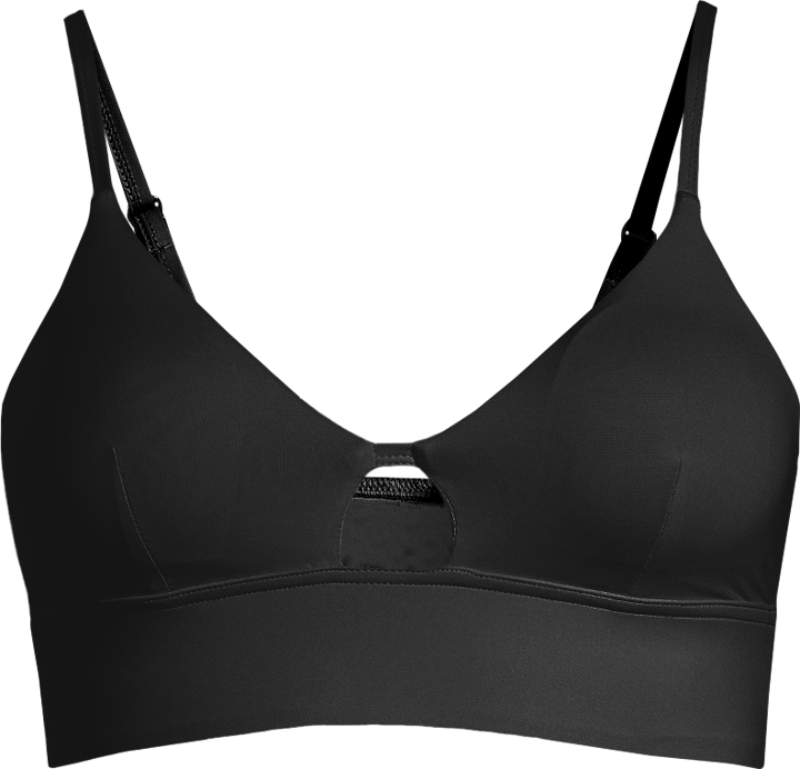 Casall Women's Triangle Cut-Out Bikini Top Black Casall