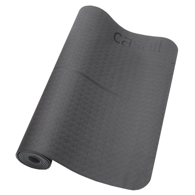 CASALL Yoga Mat Position 4 mm Black/grey